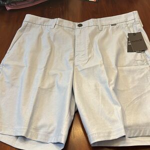 Hurley x Nike DRI fit blue chino shorts size 36